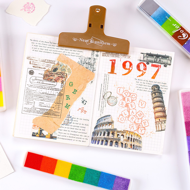 Cute Mix Color Inkpad for Scho - Stamping Ink Pad ulasan dan harga