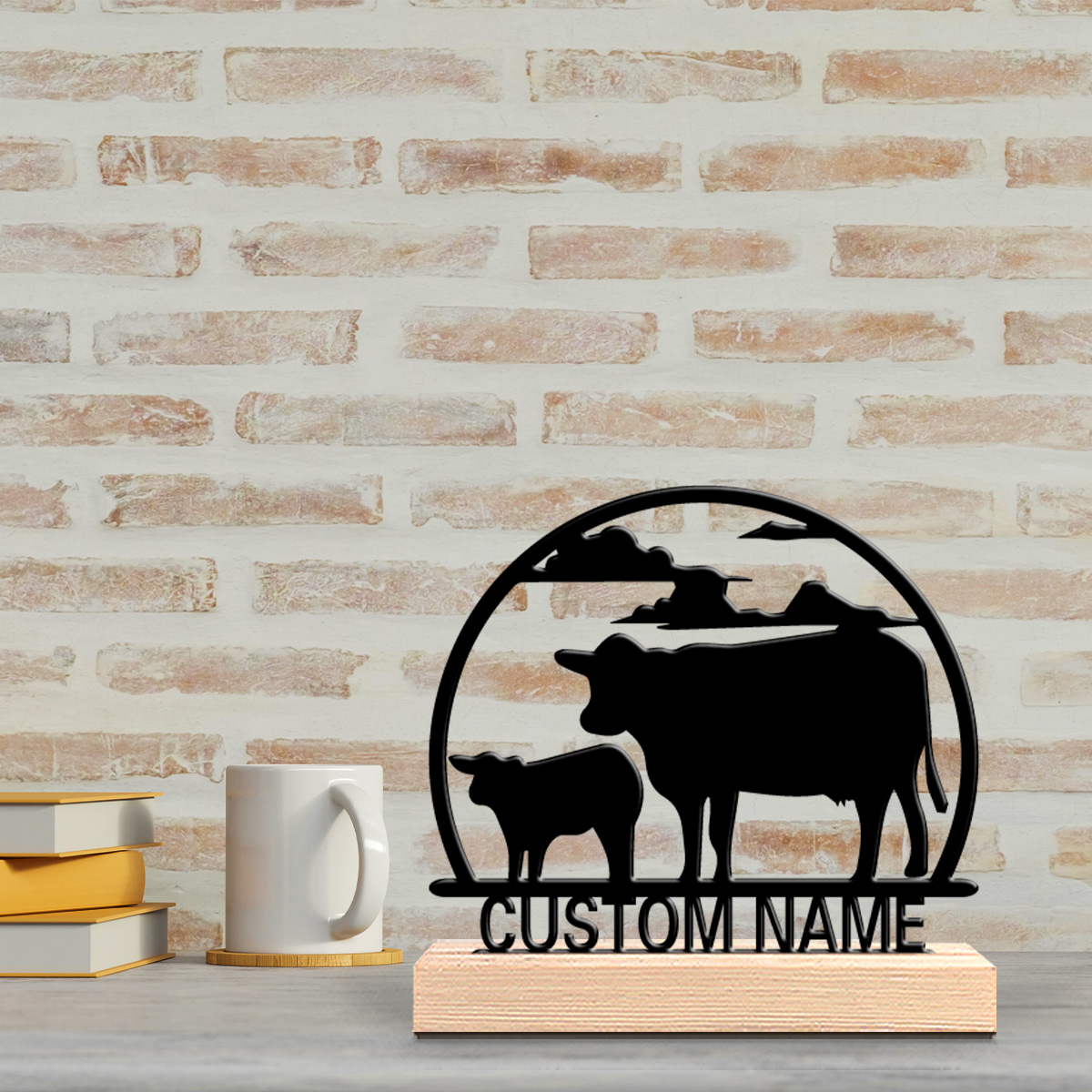 1pc Fashion Cow Customizable N - Art Craft Usa ulasan dan harga