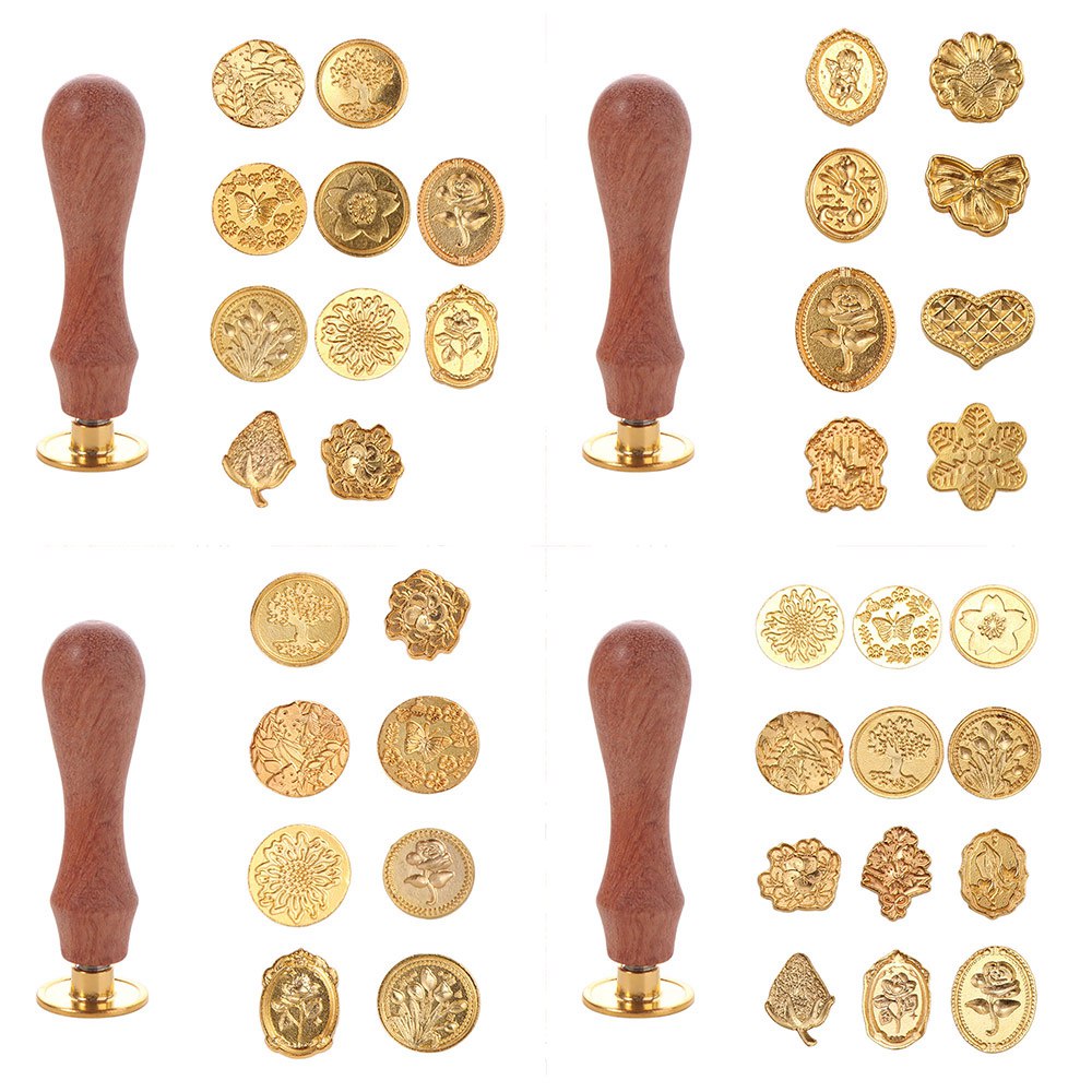 8/10/12Pcs Retro Lacquer Seal  - Batik Wax Kit ulasan dan harga