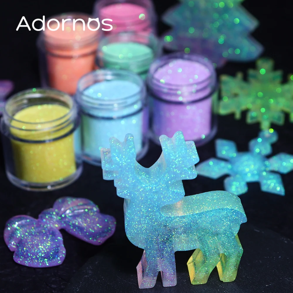 Iridescent Glitter Sugar Powde - Resin Pigment Powder ulasan dan harga