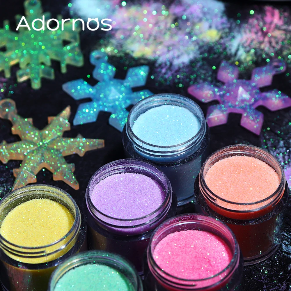 Iridescent Glitter Sugar Powde - Resin Pigment Powder ulasan dan harga