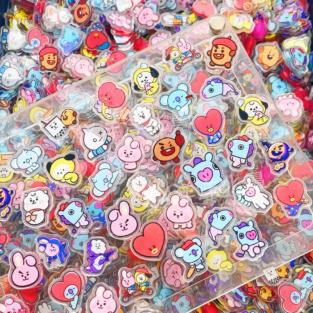 BT21 2cm exquisite acrylic she - Art Craft Material ulasan dan harga