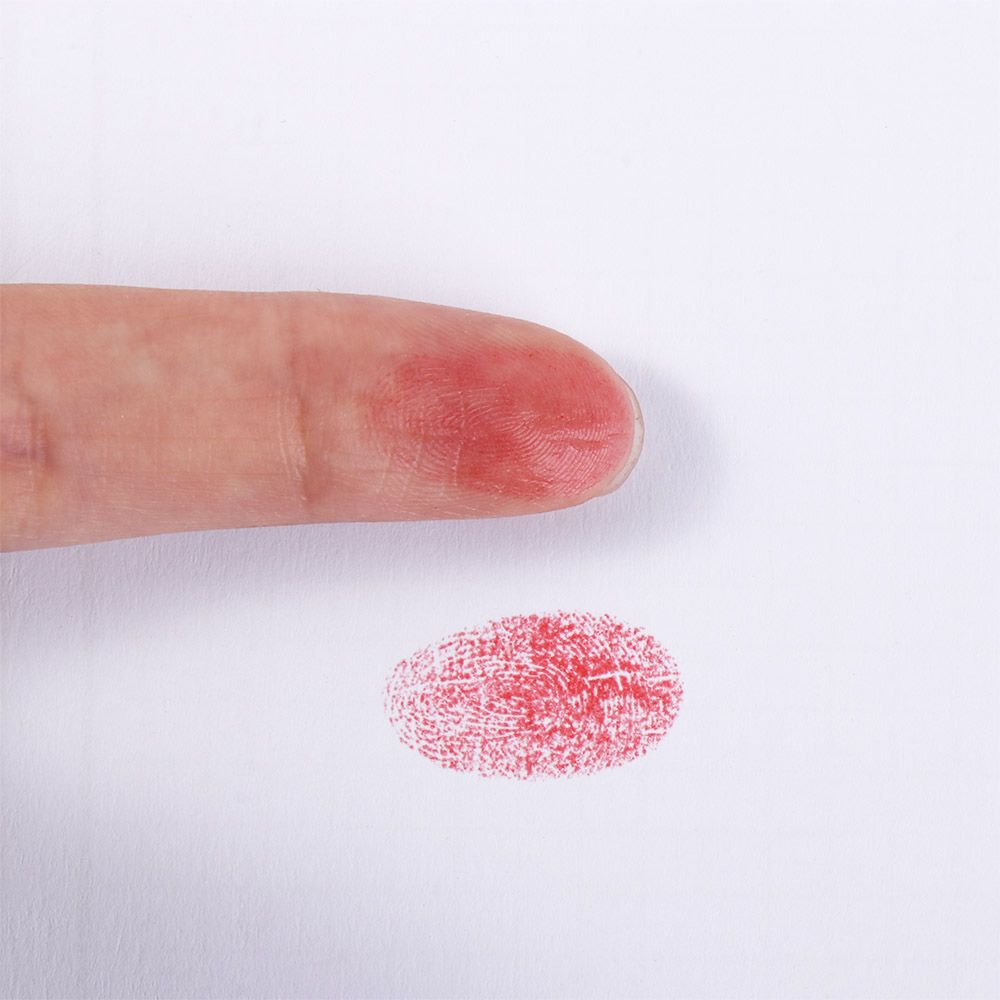 Red Blue Black Mini Fingerprin - Stamping Ink Pad ulasan dan harga