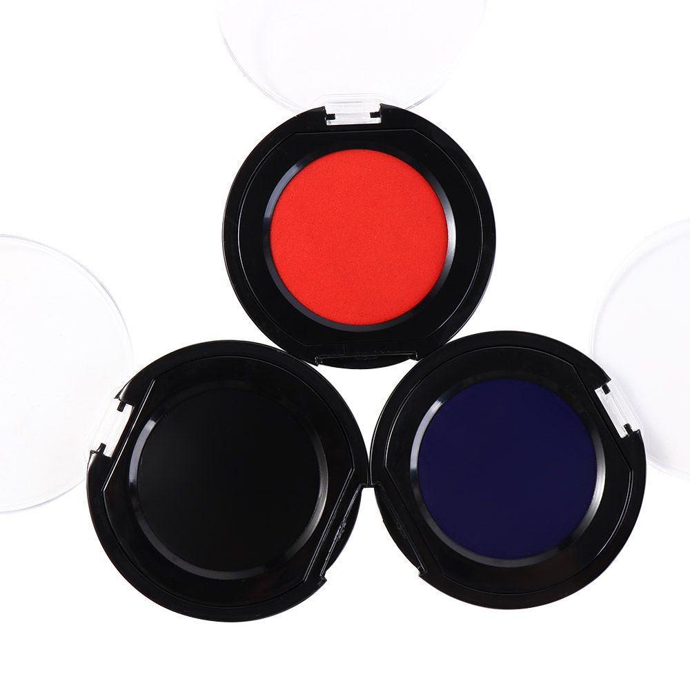 Red Blue Black Mini Fingerprin - Stamping Ink Pad ulasan dan harga