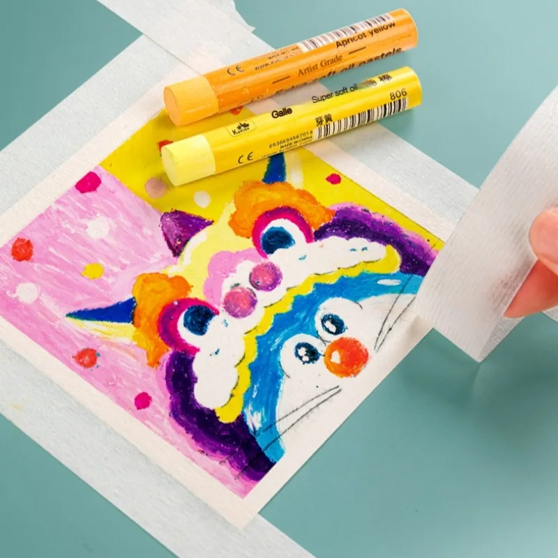 200GSM Oil Pastel Paper Oil Pa - Chalk Pastel Set ulasan dan harga