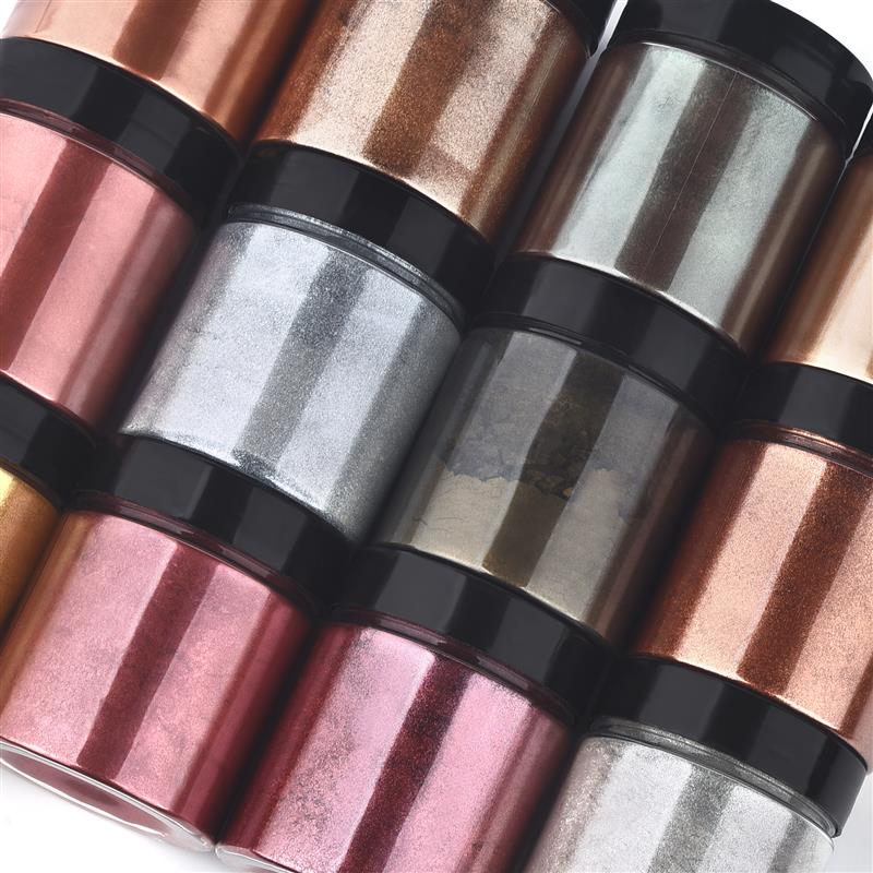 50g Shimmer Metallic Gold Silv - Resin Pigment Powder ulasan dan harga