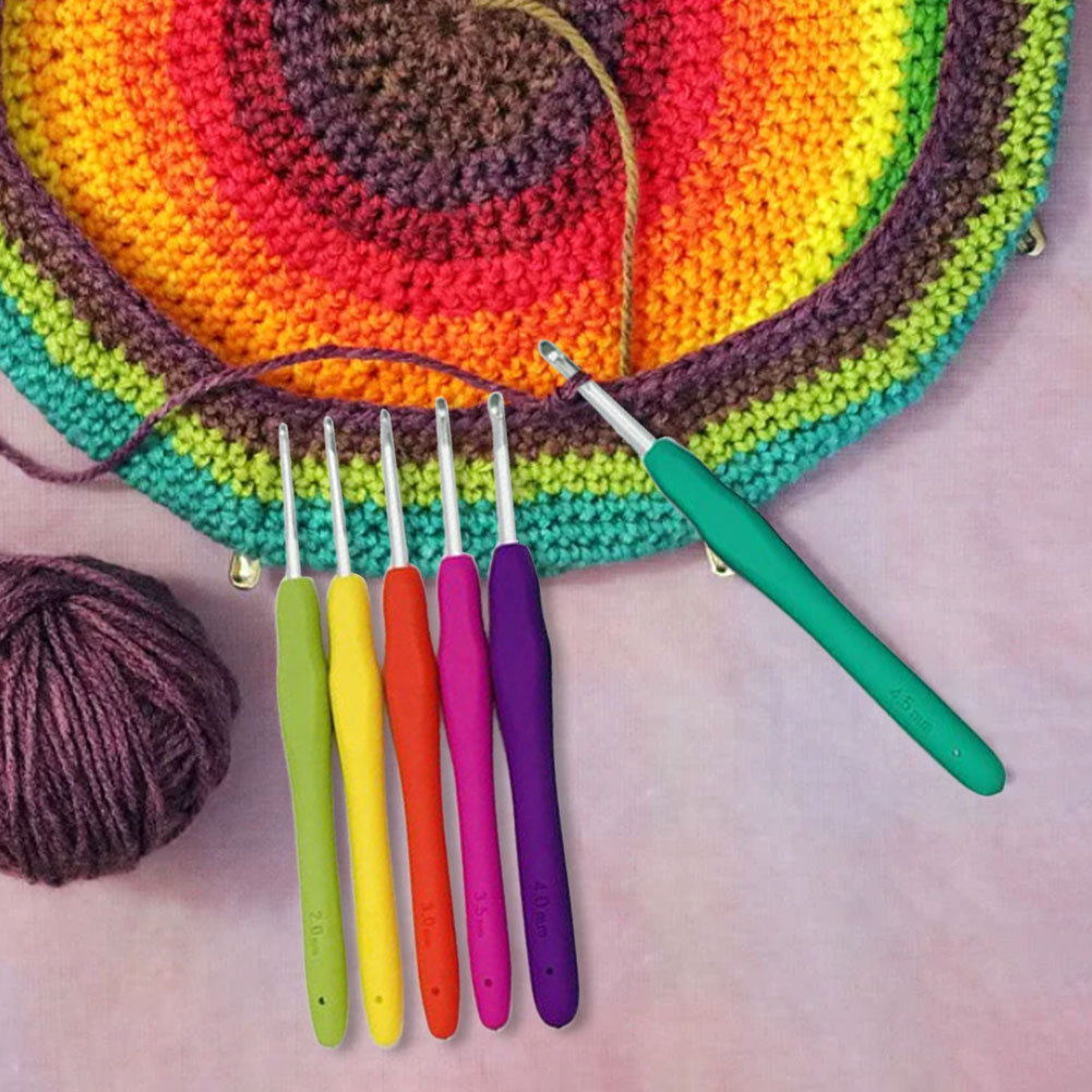 Crochet Hooks Set Yarn Knittin - Crochet Hook Set ulasan dan harga