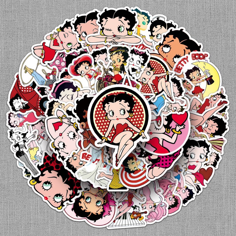 Betty Boop 50 stickers high co - Origami Paper Set ulasan dan harga
