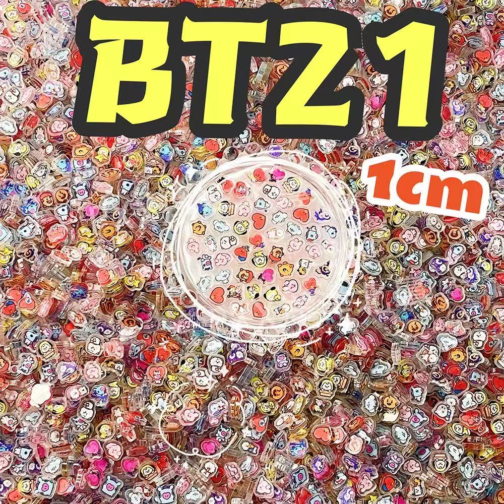100pcs BT21 BTS Single-Layer 1 - Art Craft Material ulasan dan harga