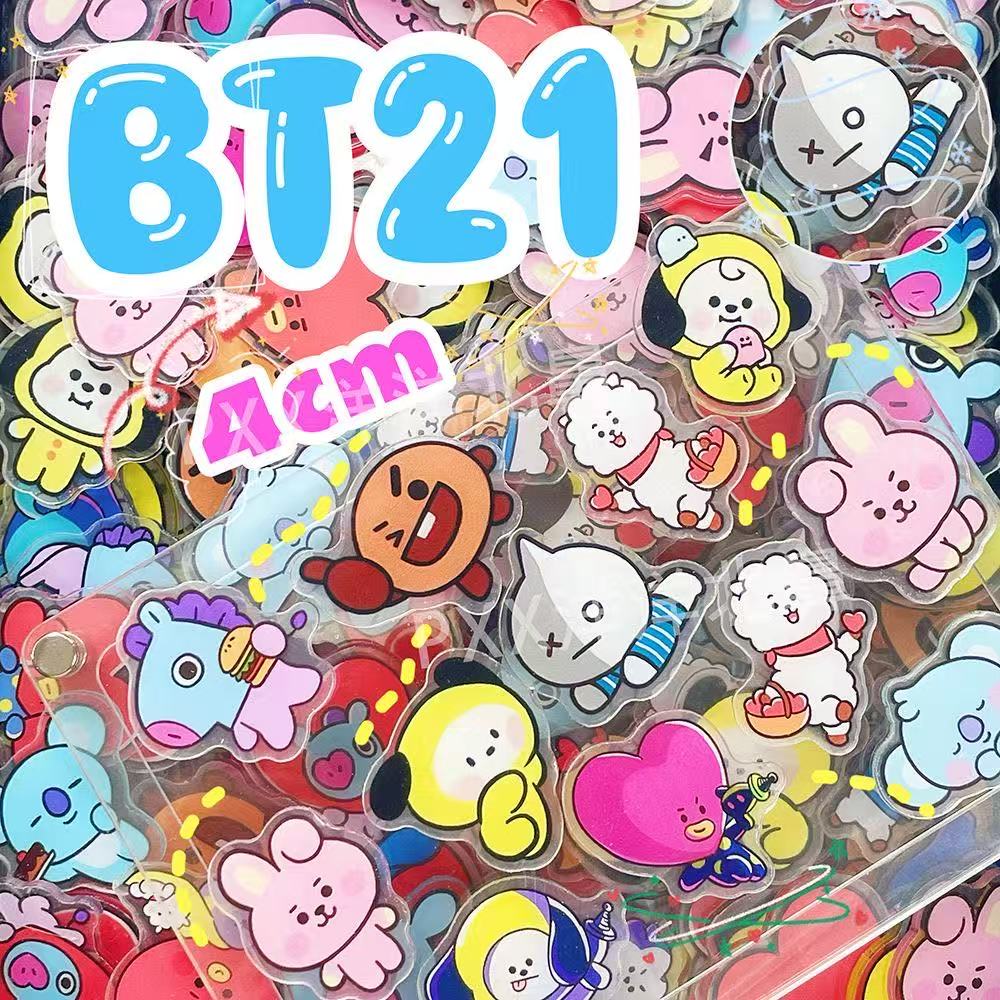 100pcs BT21 BTS Single-Layer 1 - Art Craft Material ulasan dan harga