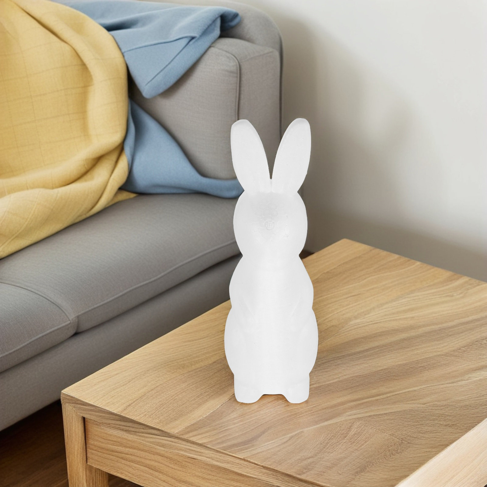 2Pcs Foam Rabbit Craft White D - Art Craft Rabbit ulasan dan harga