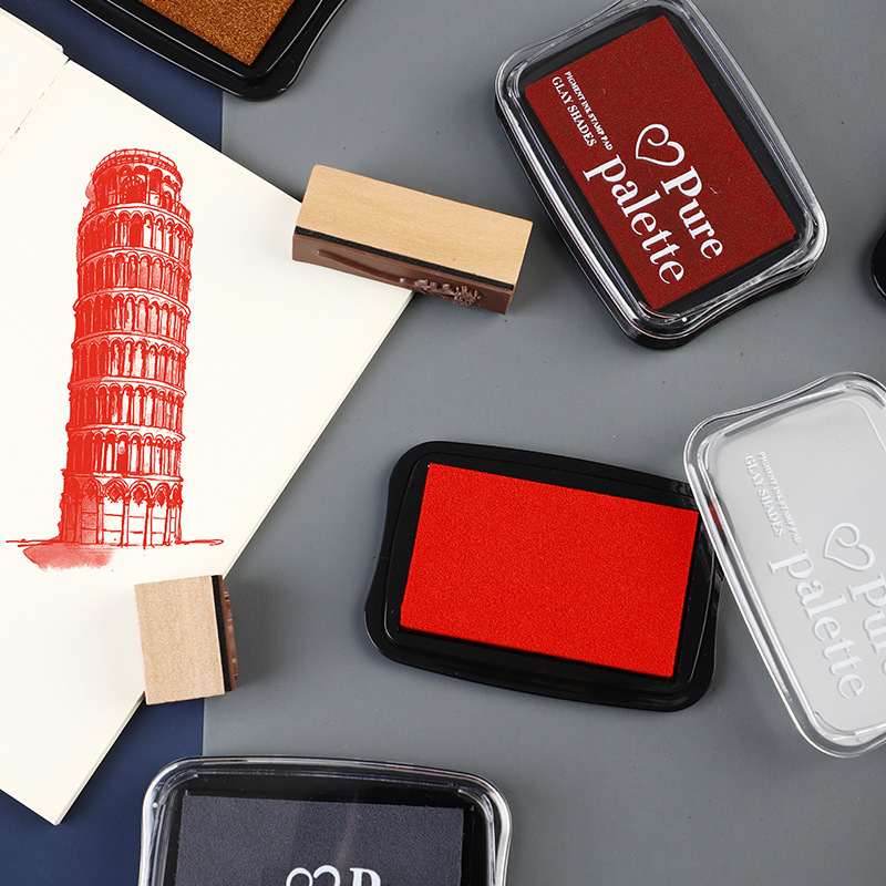 12 Colors Large Size Vintage I - Stamping Ink Pad ulasan dan harga
