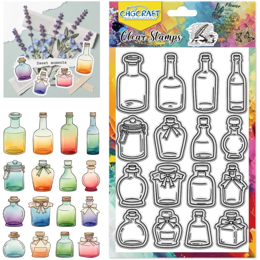 Various Bottle Style Clear Sta - Stamping Ink Pad ulasan dan harga