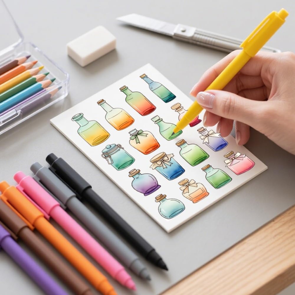 Various Bottle Style Clear Sta - Stamping Ink Pad ulasan dan harga