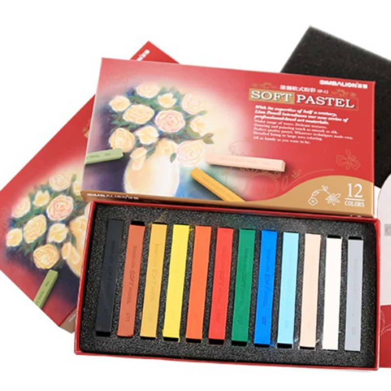 Student Soft Color Chalk 24/36 - Chalk Pastel Set ulasan dan harga