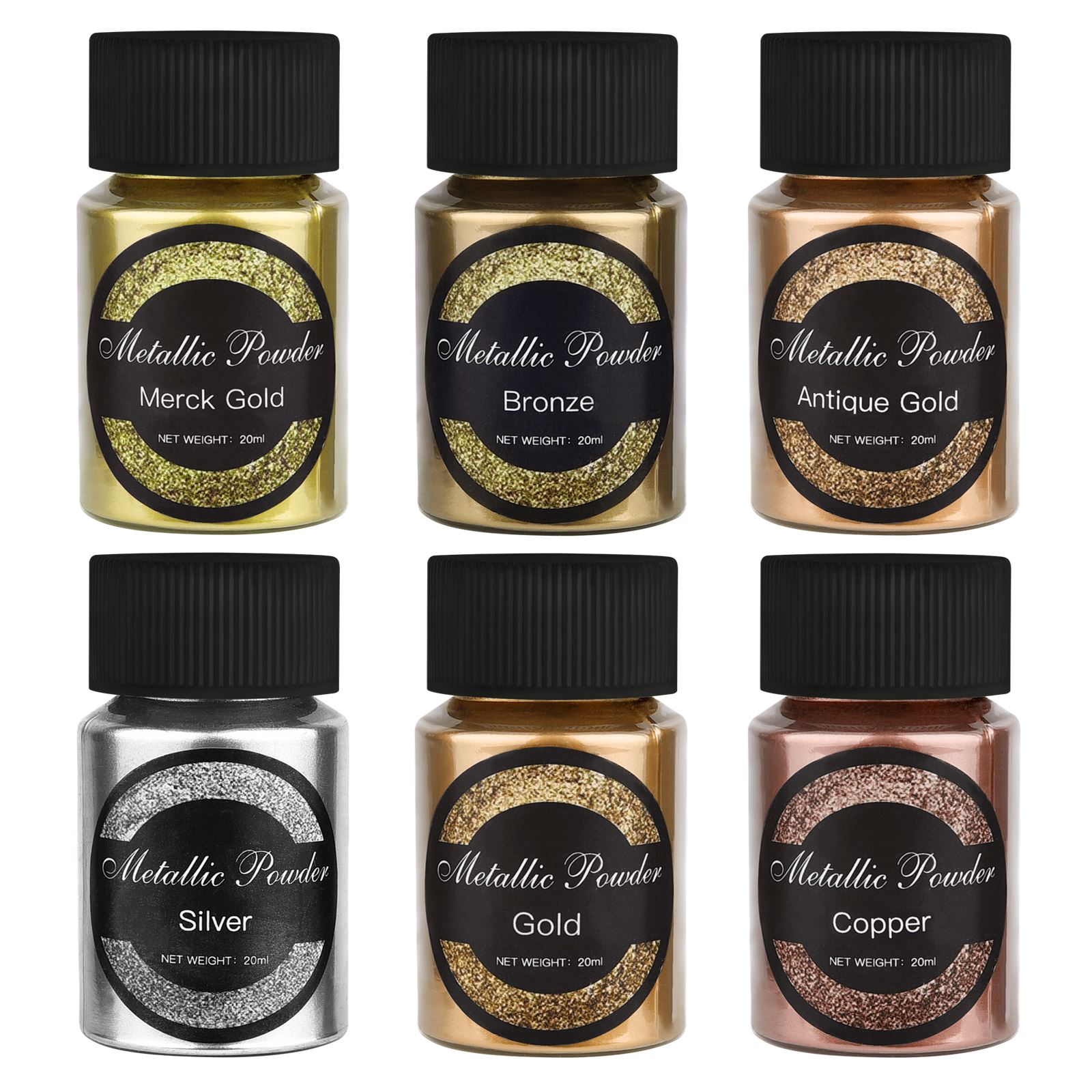 20ml/Bottle Metallic Glitter P - Resin Pigment Powder ulasan dan harga