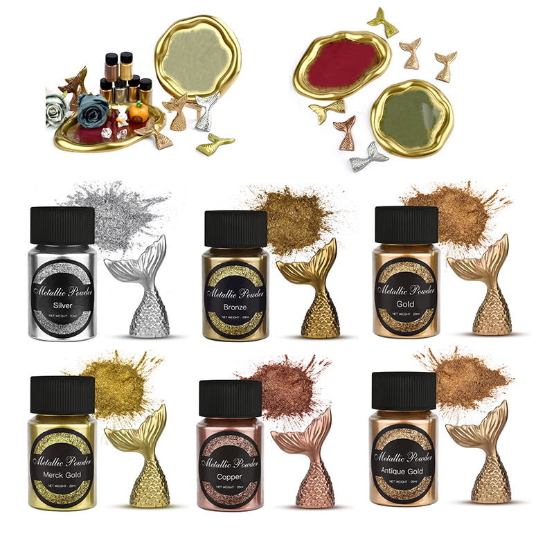 20ml/Bottle Metallic Glitter P - Resin Pigment Powder ulasan dan harga